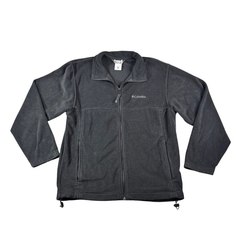 Columbia Mens Steens Mountain Full Zip Fleece Jacket Black Large Outdoor Layer